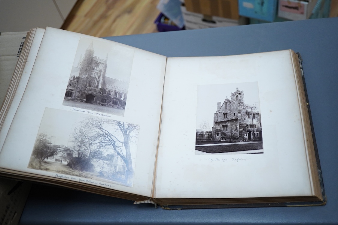 A collection of ephemera including Savoy Theatre, a photograph album and an album of watercolours and pencil studies, late 19th / early 20th century